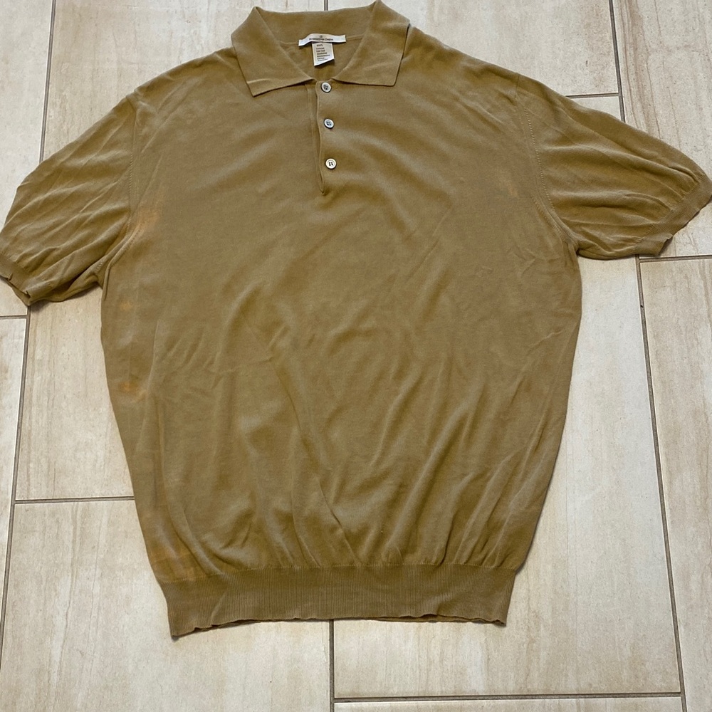 Ermenegildo Zegna Olive Polo Shirt